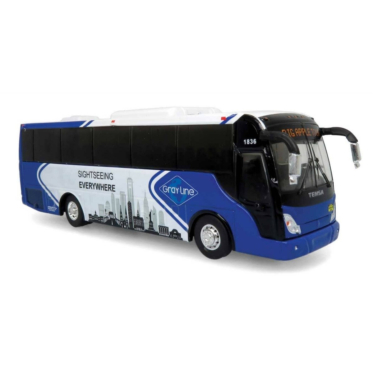 Temsa TS35E Bus - Assembled -- Gray Line, HO Iconic Replicas 870361