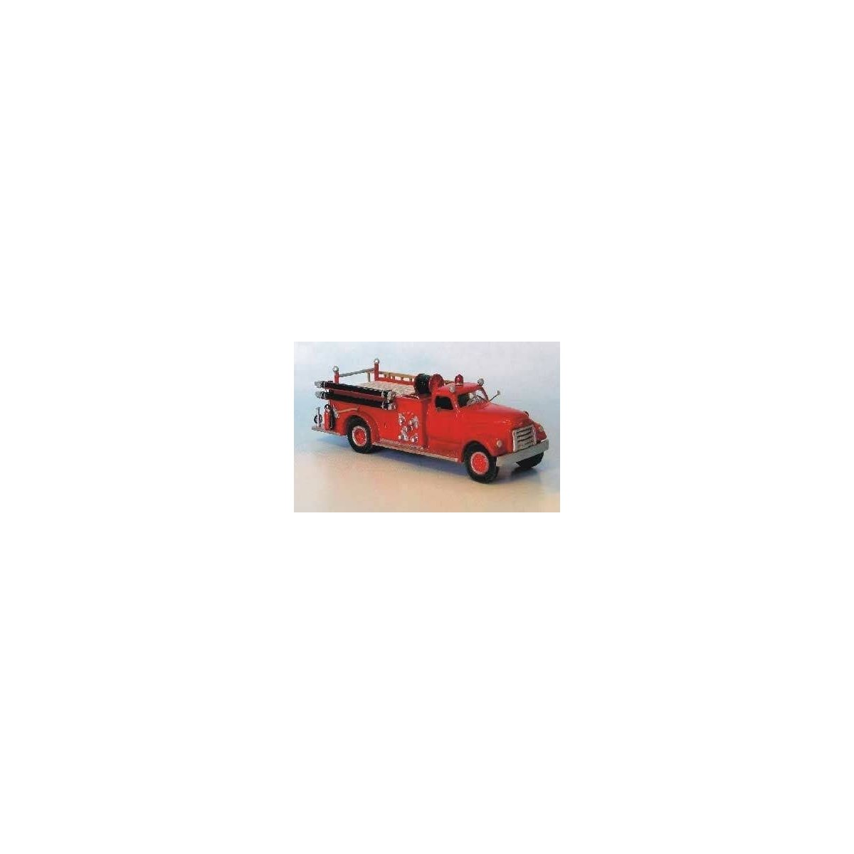 1950-1953 GMC-LaFrance Open Cab Pumper - Resin Kit -- Undecorated, HO SYLVAN SCALE MODELS V084