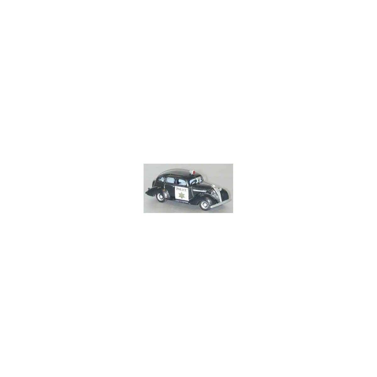 1937 Hudson Terraplane Police Patrol Car - Resin Kit -- Undecorated, HO SYLVAN SCALE MODELS V051