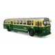 1940s-1950s ACF Brill CD-44 Transit Bus - Assembled -- Philadelphia Transportation Co. (green, yellow, silver), HO Iconic Replic