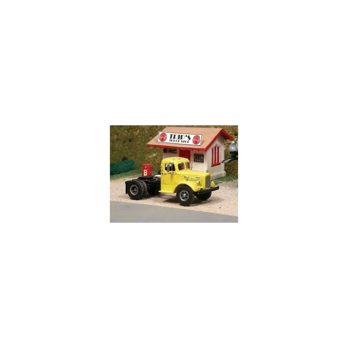 1950-1956 Mack LH Single-Axle Tractor - Resin Kit -- Unpainted, HO SYLVAN SCALE MODELS V347