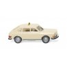 1968 Volkswagen 411 Hatchback - Assembled -- Taxi (ivory), HO Wiking 80016