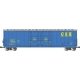 Evans 53Õ Double-Plug-Door Boxcar - Ready to Run -- CSX 190840 (blue, yellow), G, Bachmann Industries 93571