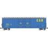 Evans 53Õ Double-Plug-Door Boxcar - Ready to Run -- CSX 190840 (blue, yellow), G, Bachmann Industries 93571