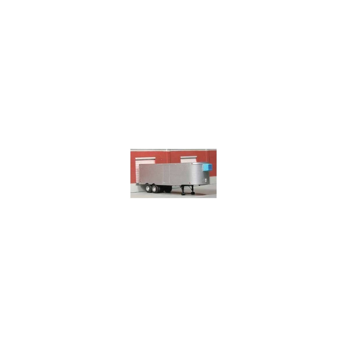 1951-1955 Fruehauf 32′ Stainless Steel East Coast Reefer Trailer - Resin Kit -- Unpainted Resin Castings, HO SYLVAN SCALE MODE