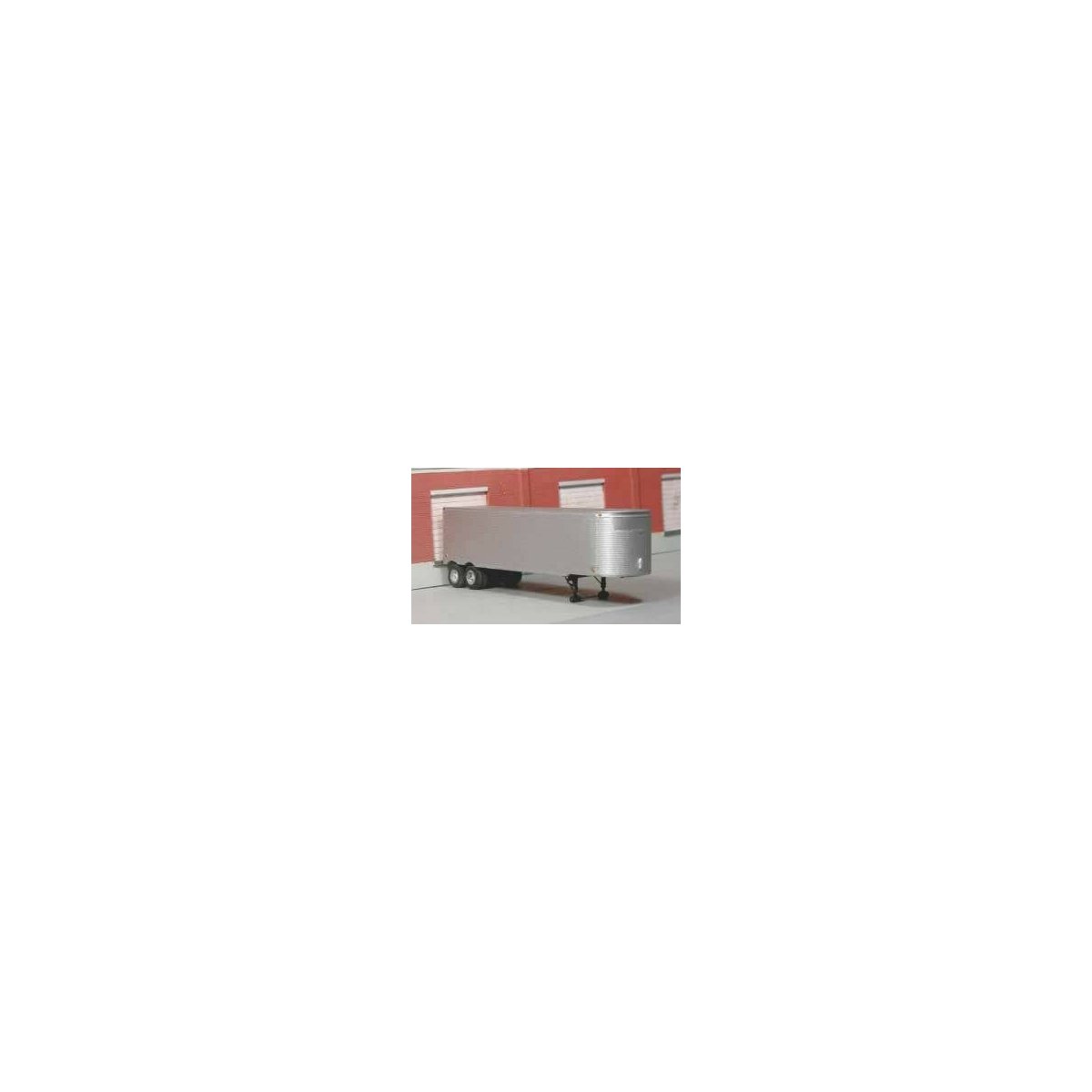 1951-1955 Fruehauf 34′ Stainless Steel West Coast Dry Van Trailer - Resin Kit -- Unpainted Resin Castings, HO SYLVAN SCALE MOD