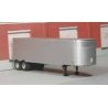 1951-1955 Fruehauf 34′ Stainless Steel West Coast Dry Van Trailer - Resin Kit -- Unpainted Resin Castings, HO SYLVAN SCALE MOD