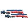 1954 IH R-190 Tractor w/Tanker Trailer 2-Pack (Chevron) - Assembled -- Chevron (blue, white, red), N Classic Metal Works 51206