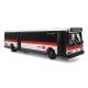 Grumman 870 Transit Bus - Assembled -- Los Angeles RTD (white, orange, yellow, black, Destination 485 Los Angeles), HO Iconic Re
