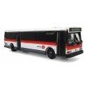 Grumman 870 Transit Bus - Assembled -- Los Angeles RTD (white, orange, yellow, black, Destination 485 Los Angeles), HO, Iconic R