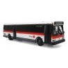 Grumman 870 Transit Bus - Assembled -- Los Angeles RTD (white, orange, yellow, black, Destination 485 Los Angeles), HO Iconic Re