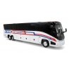 MCI J4500 Motorcoach Bus - Assembled -- International Stage Lines (white, red, blue, black), HO Iconic Replicas 870466