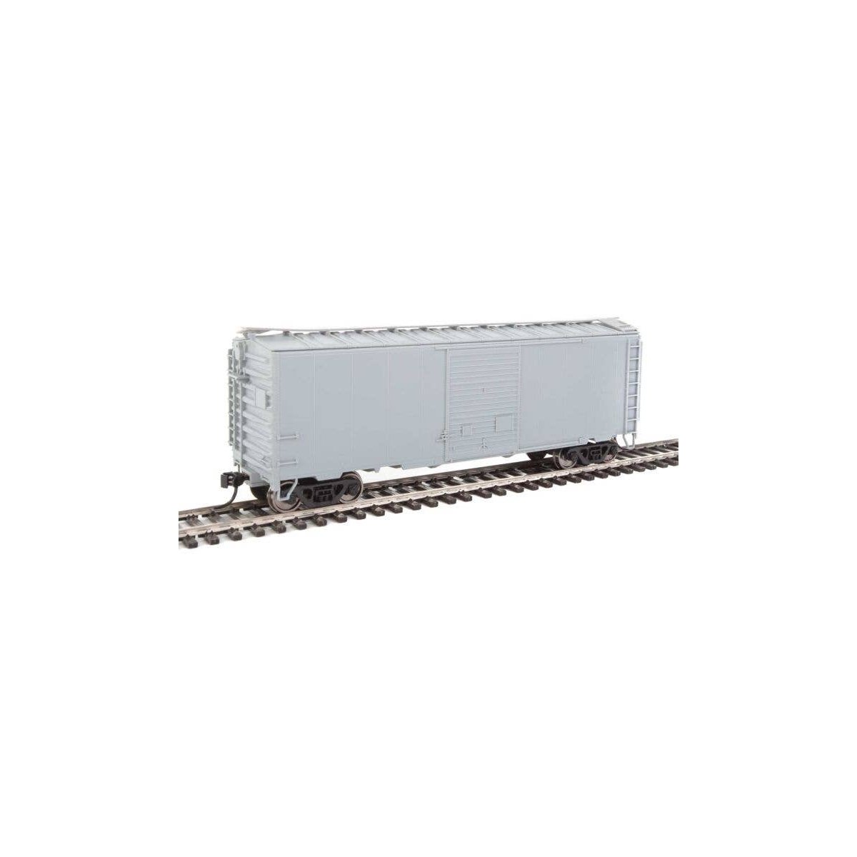 40` ACF Welded Boxcar w/8` Youngstown Door - Ready to Run -- Undecorated, HO, WalthersMainline 2250