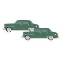 1950 Dodge Coronet 2-Pack - Assembled -- Gypsy Green Metallic, N Classic Metal Works 50447