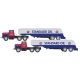 1954 IH R-190 Tractor w/Tanker Trailer 2-Pack (Standard Oil) - Assembled -- Standard Oil (red, silver, blue), N Classic Metal Wo