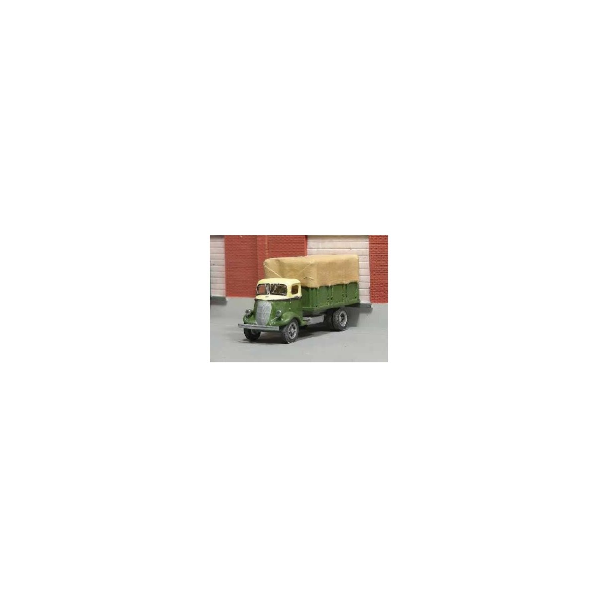 1937 Studebaker Stake Truck - Resin Kit -- Unpainted Resin Castings, HO SYLVAN SCALE MODELS V369
