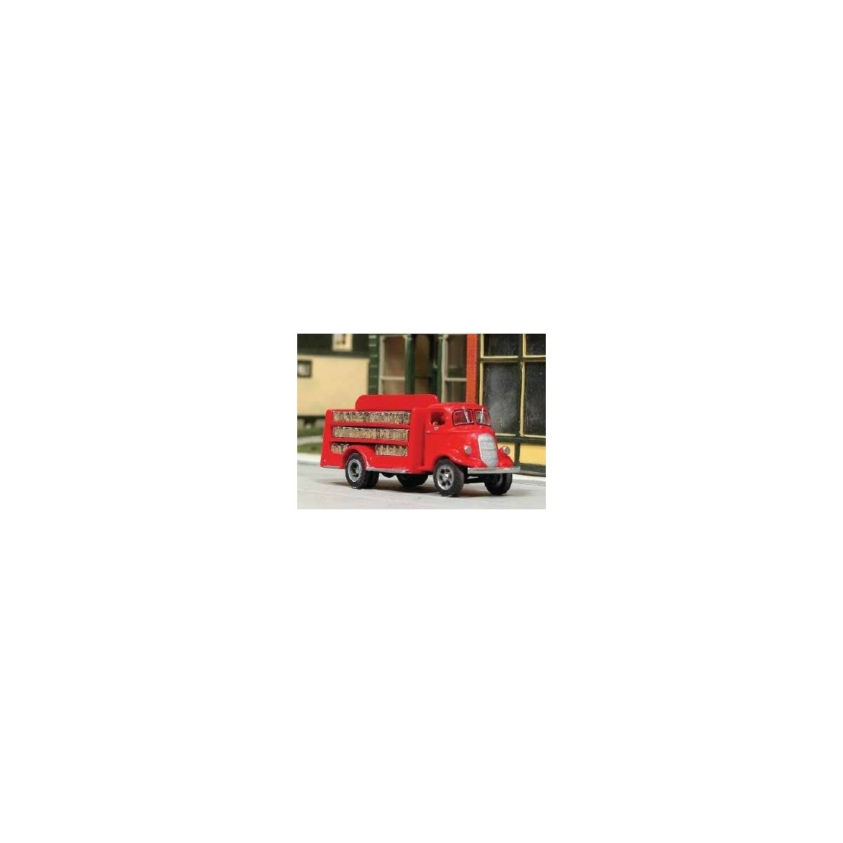 1937 Studebaker Beverage Delivery Truck - Resin Kit -- Unpainted Resin Castings, HO SYLVAN SCALE MODELS V371