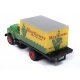 1954 Ford Box-Body Delivery Truck - Assembled - Mini Metals(R) -- Mayflower (green, yellow), HO Classic Metal Works 30670