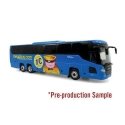 Scania Touring HD Coach - Assembled -- Megabus France (blue, yellow, French Lettering), HO, Iconic Replicas 870472
