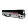 2022 Prevost H3-45 Coach - Assembled -- Cardinal Transportation (white, black, gray, red), HO Iconic Replicas 870475