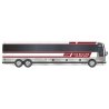 2022 Prevost H3-45 Coach - Assembled -- CYR Bus Tours (silver, black, red, white), HO Iconic Replicas 870476