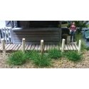 Grass Tufts - SceneScapes(R) -- Dark Green 1/4′ .6cm Tall Fibers pkg(100), ALL Bachmann Industries 31032