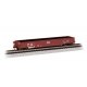 52`6` Drop-End Gondola - Ready to Run -- St. Louis-San Francisco 61678 (Boxcar Red, black Fri, N, Bachmann Industries 73970
