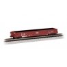 52`6` Drop-End Gondola - Ready to Run -- St. Louis-San Francisco 61678 (Boxcar Red, black Fri, N, Bachmann Industries 73970