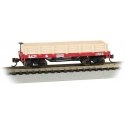 Old-Time Wood Gondola - Ready to Run -- Baltimore & Ohio 1324 (red), N, Bachmann Industries 15452
