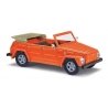 1970 Volkswagen Thing (181 Courier Wagon) - Assembled -- Top Down (orange), HO, Busch Gmbh & Co Kg 52705