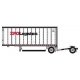 28′ Pup Van Trailer with Converter Dolly - Assembled -- XPO Logistics 3 (white, red), N, Trainworx Inc 4289103