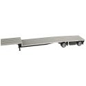 48′ Spread-Axle Drop Deck Trailer w/Toolbox, HO, Herpa Models 5331
