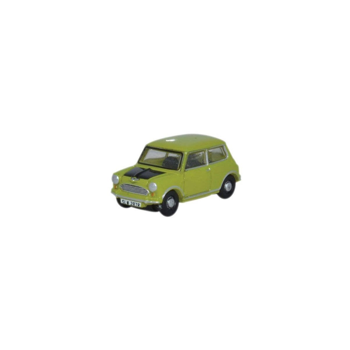 Austin Mini - Assembled -- Lime Green, N, Oxford Diecast NMN005