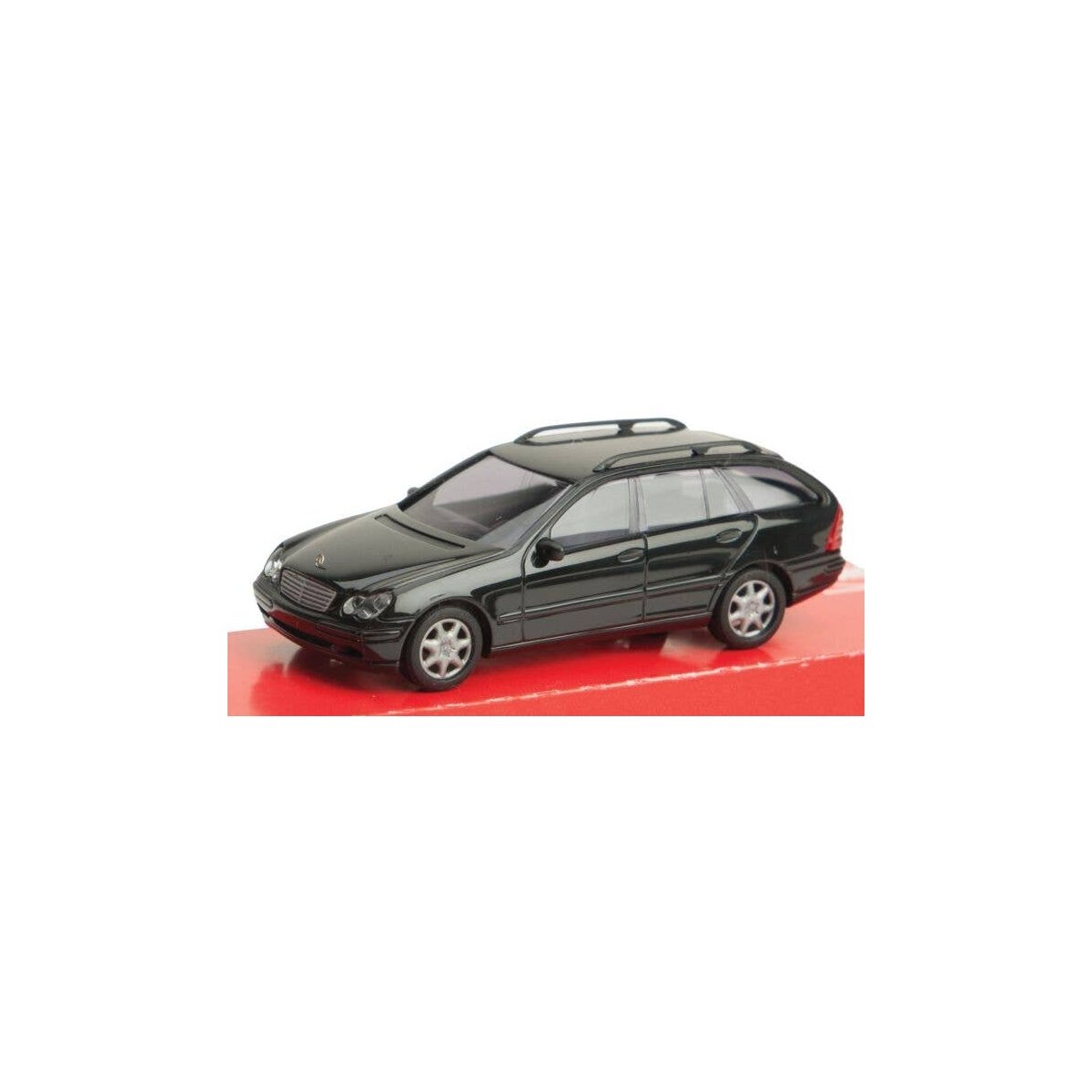 Mercedes-Benz C-Klasse Station Wagon Economy - Assembled -- Black, HO, Busch Gmbh & Co Kg 89136
