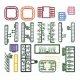 Flower & Plant Set -- Kit, HO Busch Gmbh & Co Kg 1258