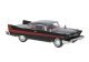 1958 Plymouth Fury - Assembled -- Black, Red, HO, Brekina Automodelle 19682