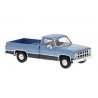 1981 GMC Sierra Grande Pickup Truck - Assembled -- 2-Tone Blue, HO, Brekina Automodelle 19661