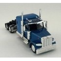 Peterbilt 589 72′ Sleeper-Cab Semi Tractor - Assembled -- Metallic Blue, HO, HO Logistics Replicas 589064