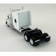 Peterbilt 589 Stand-Up Sleeper-Cab Semi Tractor - Assembled -- White, HO, HO Logistics Replicas 589075