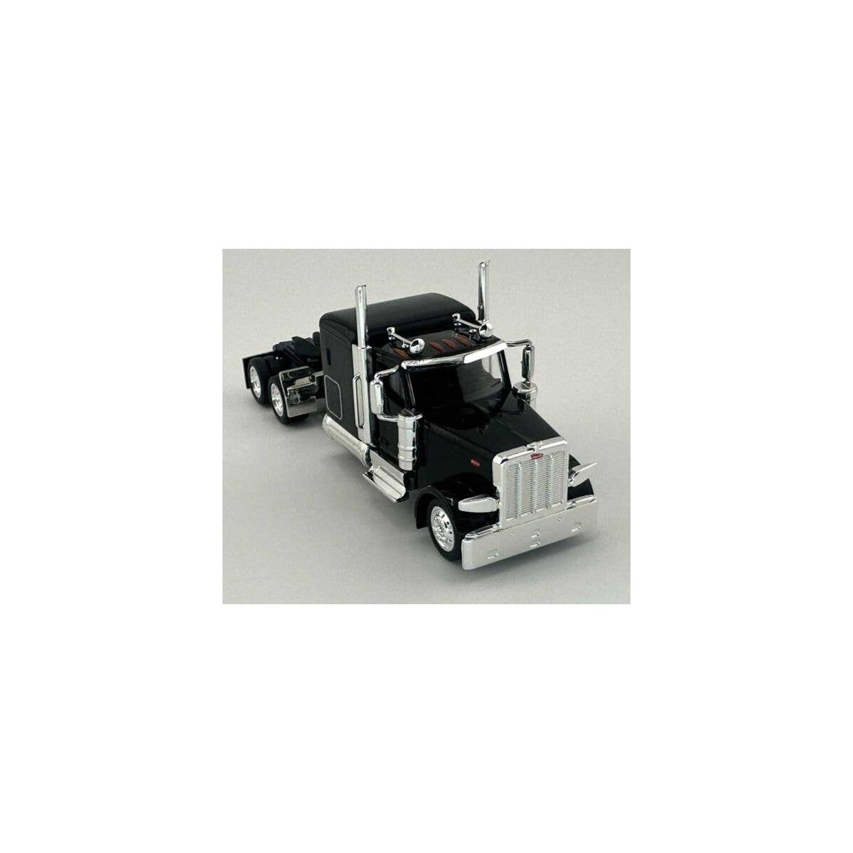 Peterbilt 589 72′ Sleeper-Cab Semi Tractor - Assembled -- Black, HO, HO Logistics Replicas 589094