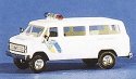 Chevrolet Van - Emergency - Police Vehicles -- New Jersey State Police (white), HO, Trident Miniatures 90185