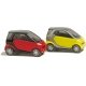 European Automobiles - Smart pkg(2) -- 2-Door Subcompact City Coupe 1 Each Red & Yellow, N, Busch Gmbh & Co Kg 8350