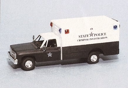 Chevrolet Pick-Up with Box Body (Limited-Run) - Emergency - Police Vehicles -- Oregon State P, HO, Trident Miniatures 90281