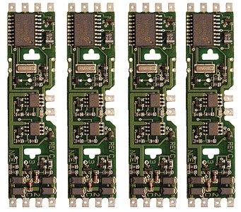 DA-SR DCC Control Decoder 4-Pack 1.3 Amp - Silent Running(TM) -- For Kato Drive & Athearn Genesis, HO, NCE Corporation 107