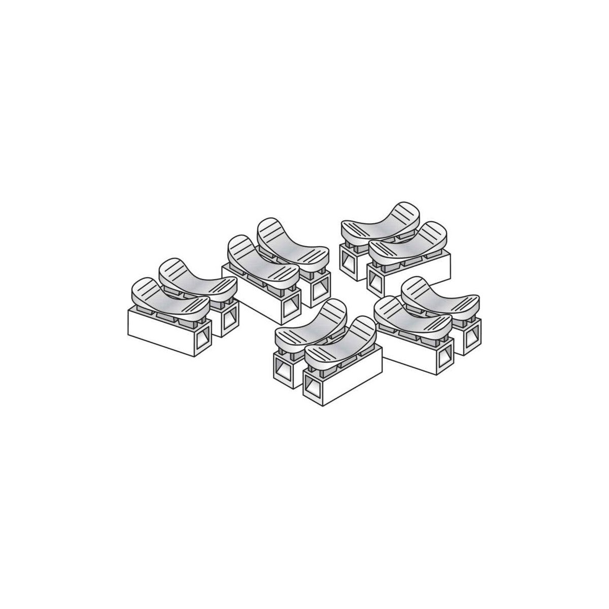 Just Plug -- Accessory Splicer Plugs pkg(12), All Scales, Woodland Scenics 5686