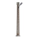 Lamp with Rusty Latticework Mast, Teardrop Lamp -- White Light, 4-3/16′ 10.5cm Tall, HO, Busch Gmbh & Co Kg 4181
