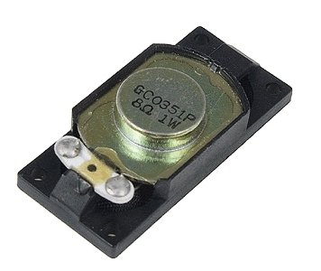 8-Ohm Speaker -- Oval - 0.63 x 1.38′ 1.6 x 3.5cm, All Scales, SoundTraxx 810113