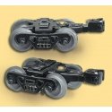 Die Cast Metal Truck w/Metal Knuckle Coupler -- Roller Bearing w/Rotating Caps 1 Pair, O, Lionel 614251