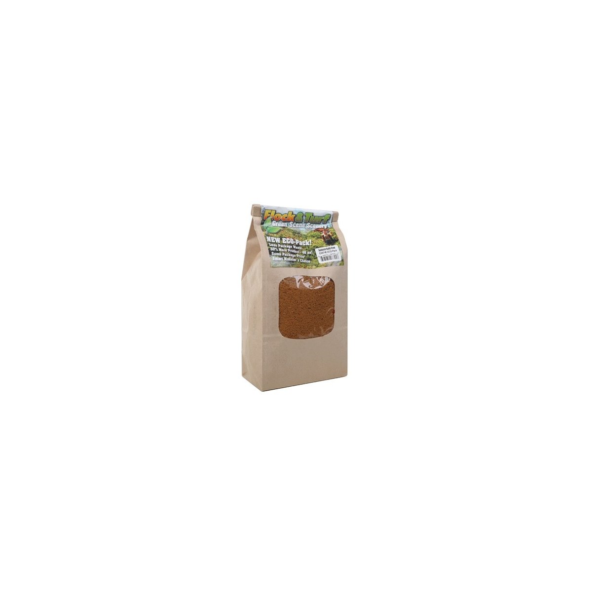 Flock & Turf Ground Cover ECO Pack Bag -- Autumn Gold Fine 48oz 1.4l, ALL Scenic Express 874E