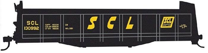 Railroad Decal Set -- Seaboard Coast Line Stump Car, HO, Tichy Train Group 10028